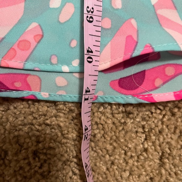 NWT Katie Grace Boutique Kelly Blue Pink Multi Dress Size 2X - Picture 9 of 10